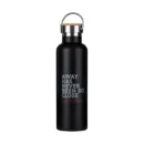 Compact Black Thermal Bottle
