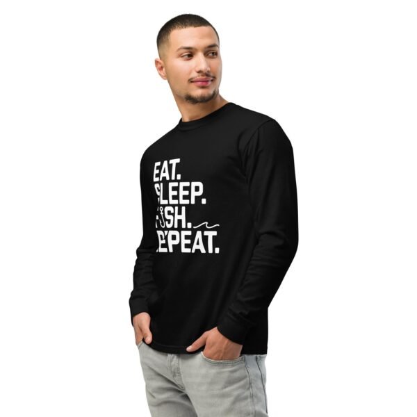 Eat. Sleep. Fish. Repeat long-sleeve shirt