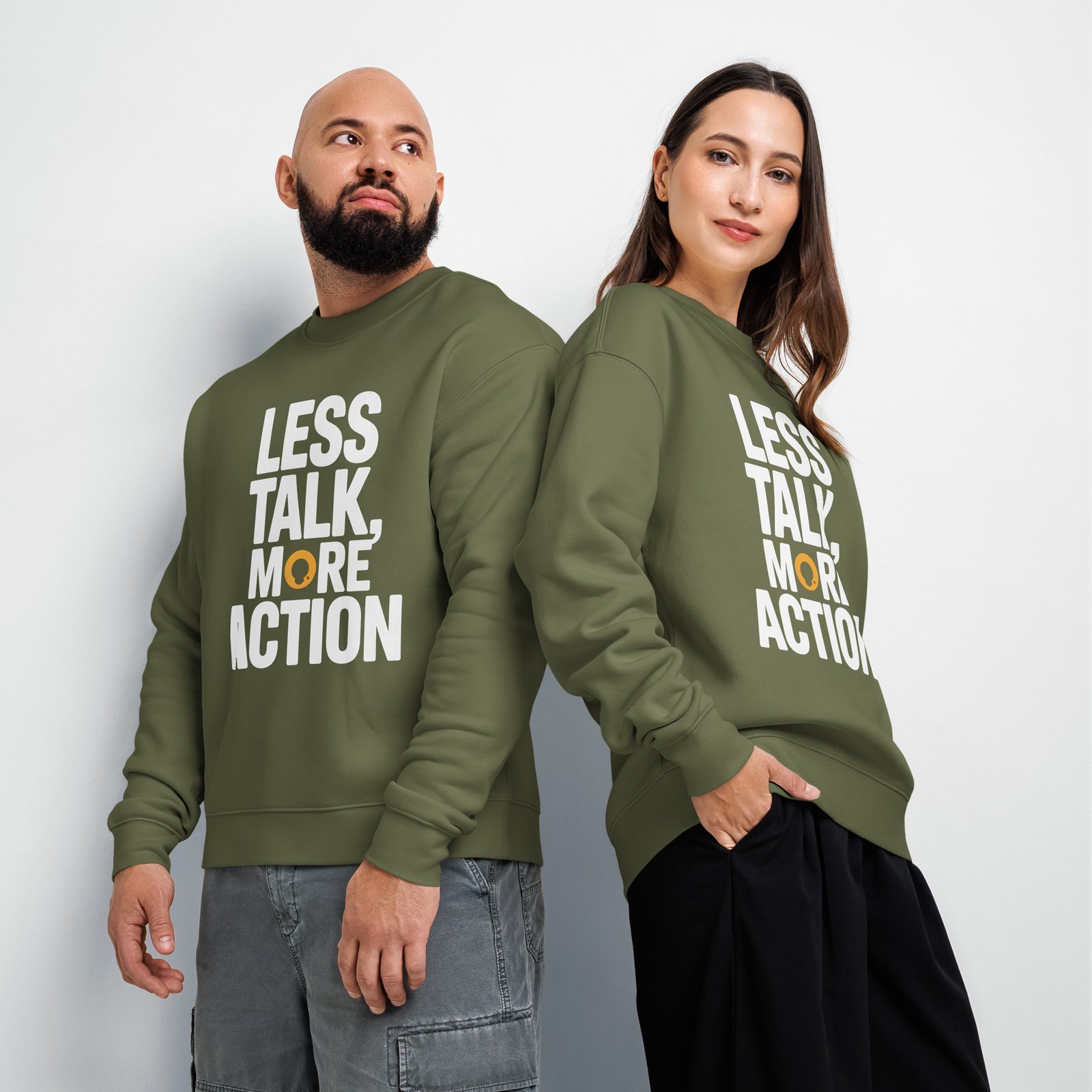 Less Talk More Action sweatshirt - Image 3