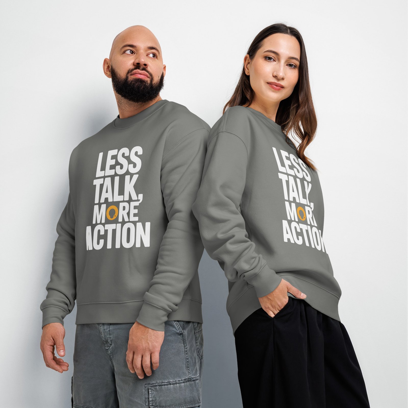 Less Talk More Action sweatshirt - Image 4